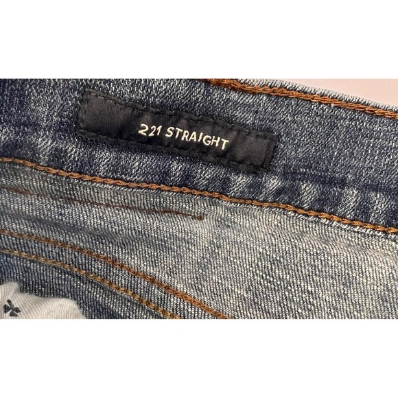Lucky Brand 221 Straight Leg Jeans Mens 38x30 Medium Wash Blue Denim 1410 - Picture 4 of 8